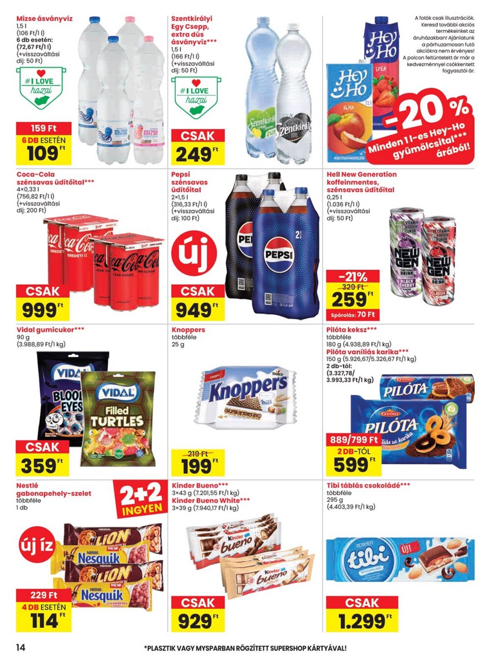 Spar akciós újság 2026.06.11-től - 14. oldal.
