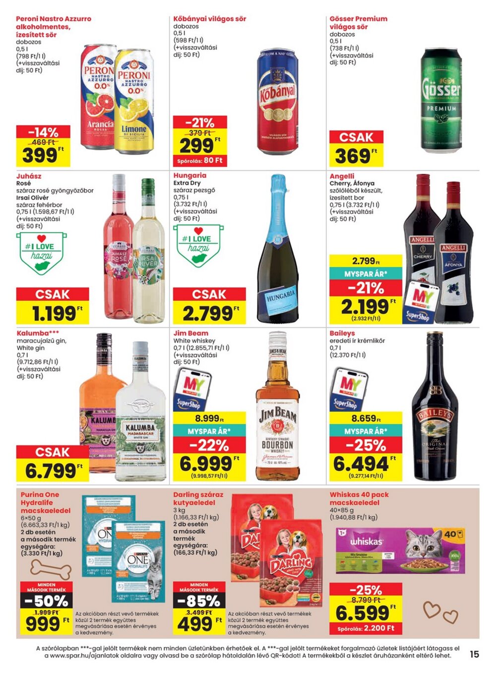 Spar akciós újság 2026.06.11-től - 15. oldal.