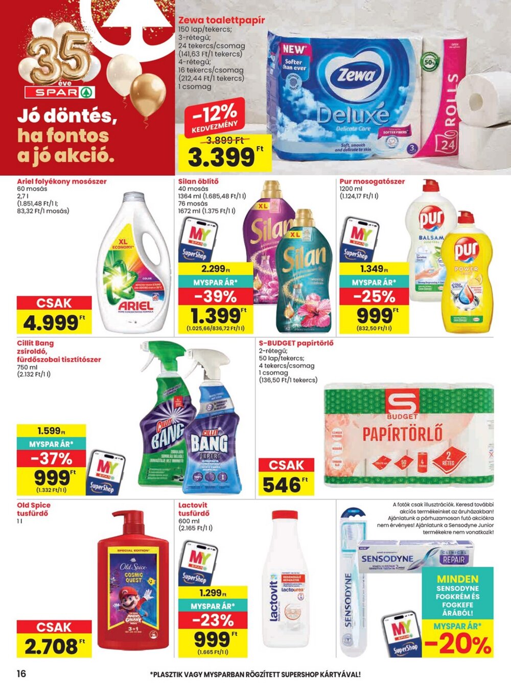 Spar akciós újság 2026.06.11-től - 16. oldal.
