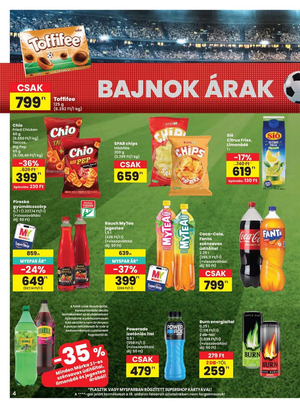 Spar akciós újság 2026.06.11-től - 4. oldal.