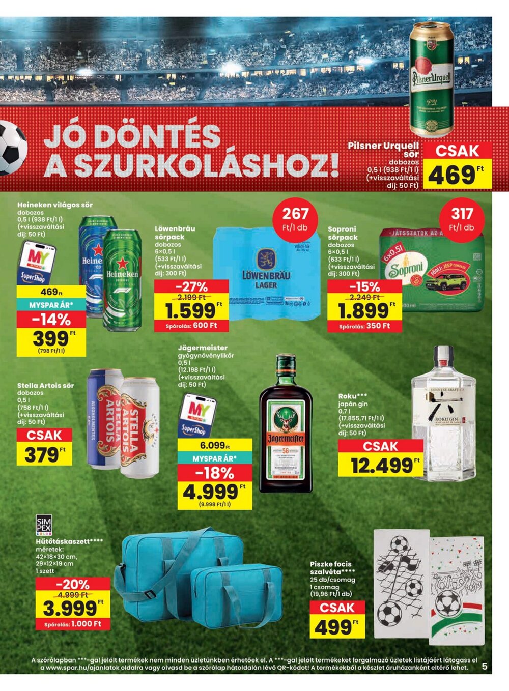 Spar akciós újság 2026.06.11-től - 5. oldal.