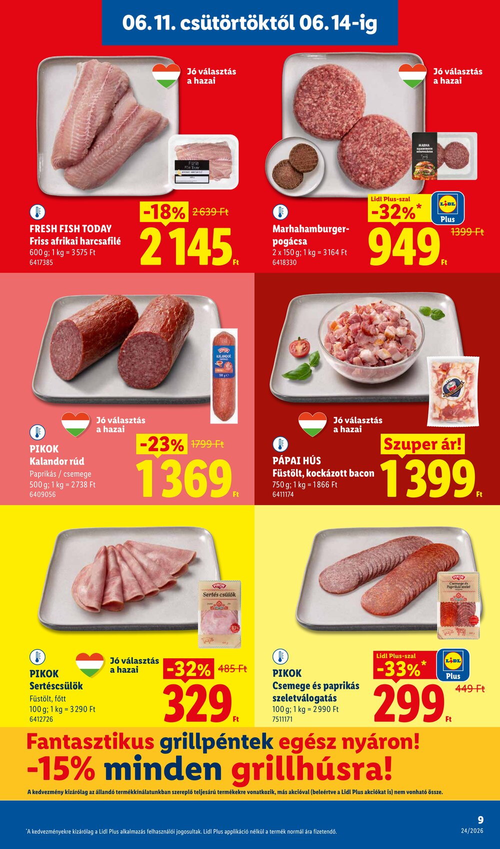Lidl akciós újság 2026.06.11-től - 9. oldal.