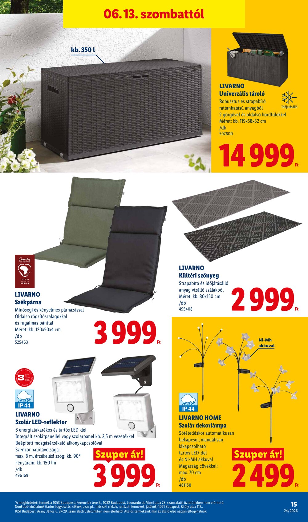 Lidl akciós újság 2026.06.11-től - 15. oldal.