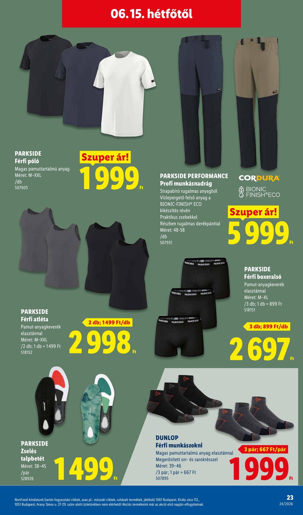 Lidl akciós újság 2026.06.11-től - 23. oldal.