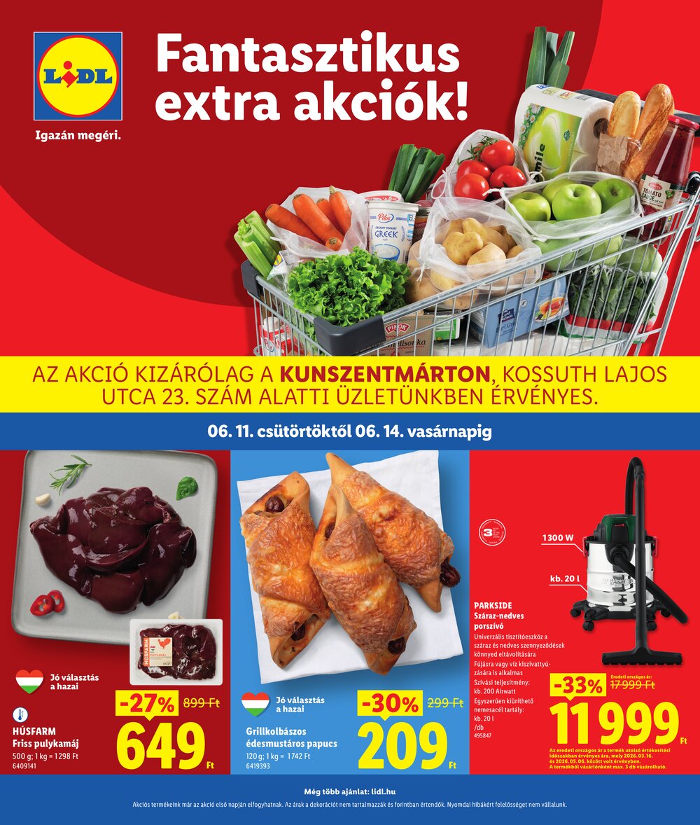 Lidl akciós újság 2026.06.11-től - 1. oldal.