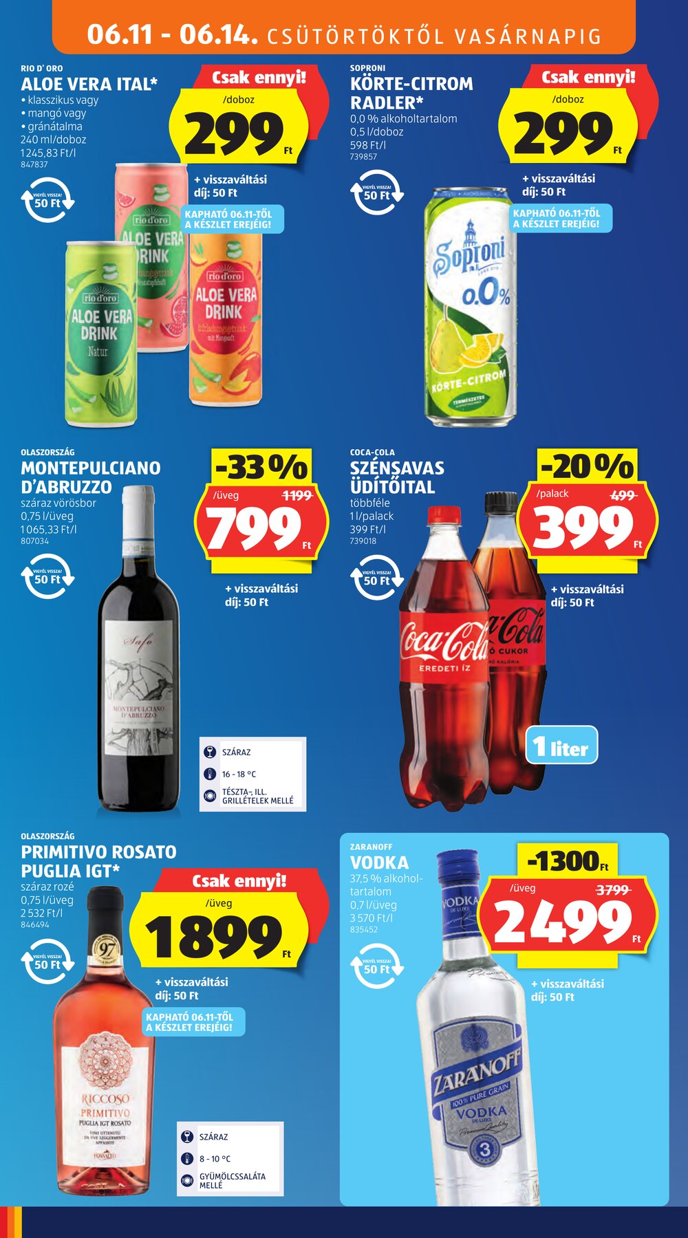 Aldi akciós újság 2026.06.11-től - 16. oldal.