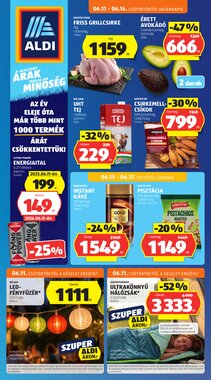 Aldi akciós újság 2026.06.11-től