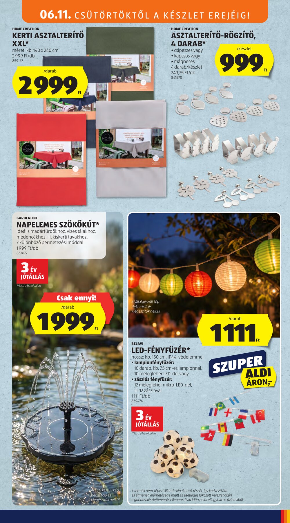 Aldi akciós újság 2026.06.11-től - 3. oldal.