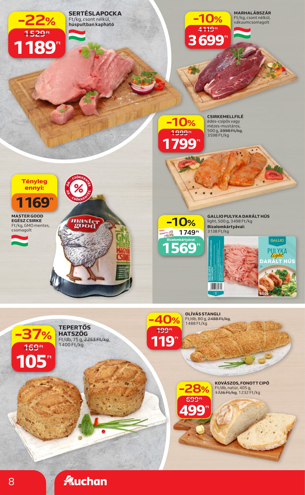 Auchan akciós újság 2026.06.11-től - 8. oldal.