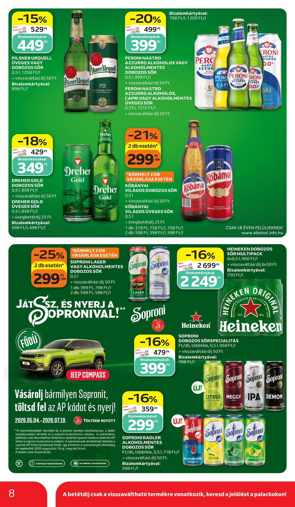 Auchan akciós újság 2026.06.11-től - 8. oldal.