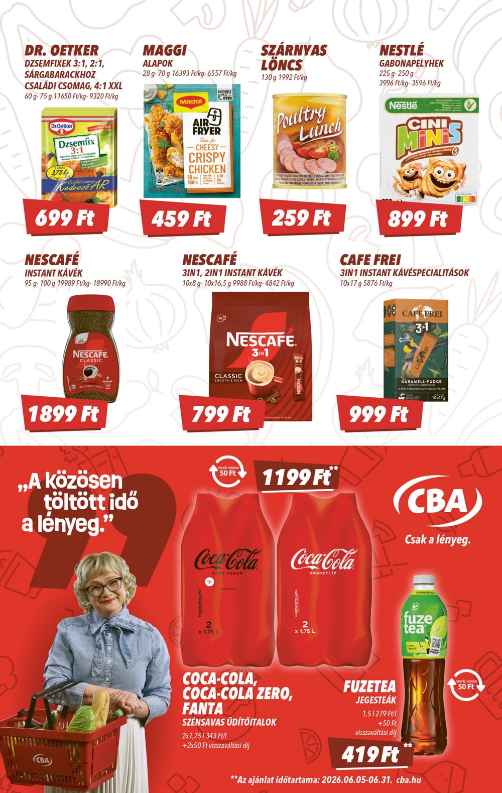 CBA akciós újság 2026.06.11-től - 3. oldal.