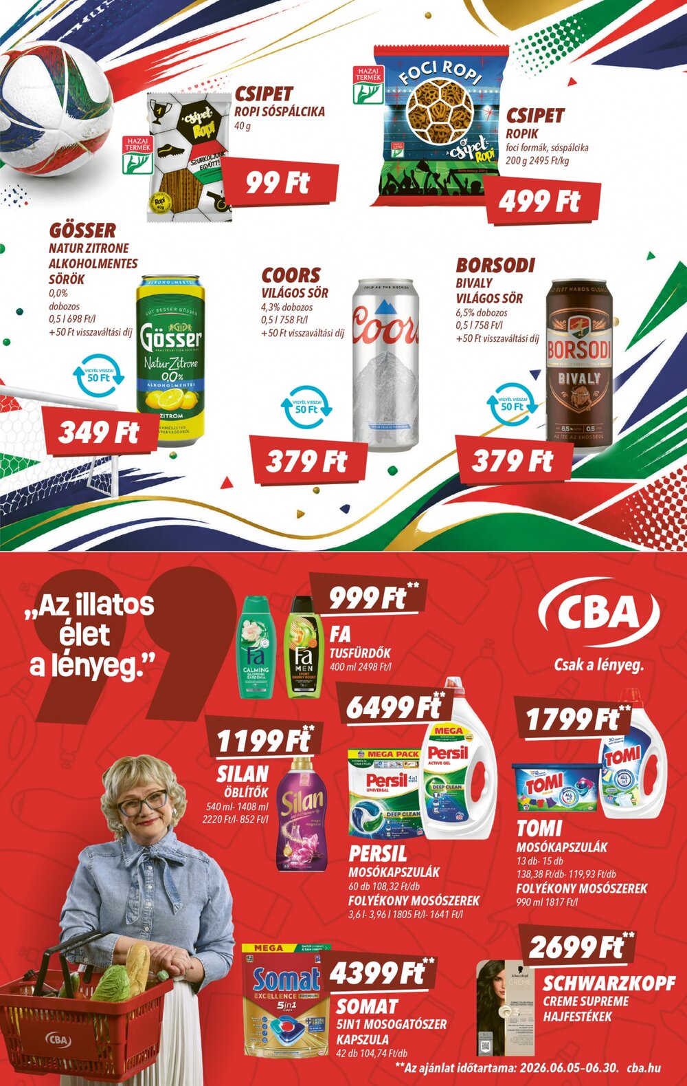 CBA akciós újság 2026.06.11-től - 5. oldal.