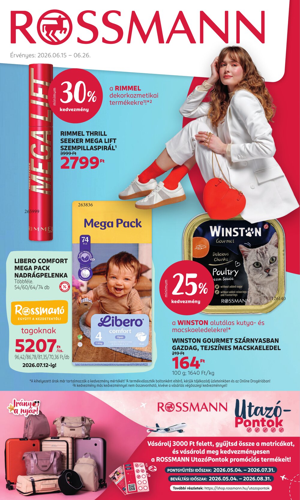 Rossmann akciós újság 2026.06.15-től - 1. oldal.