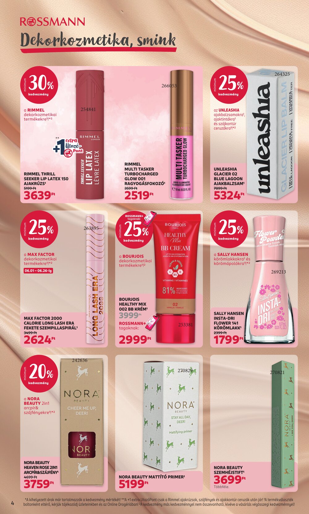 Rossmann akciós újság 2026.06.15-től - 4. oldal.