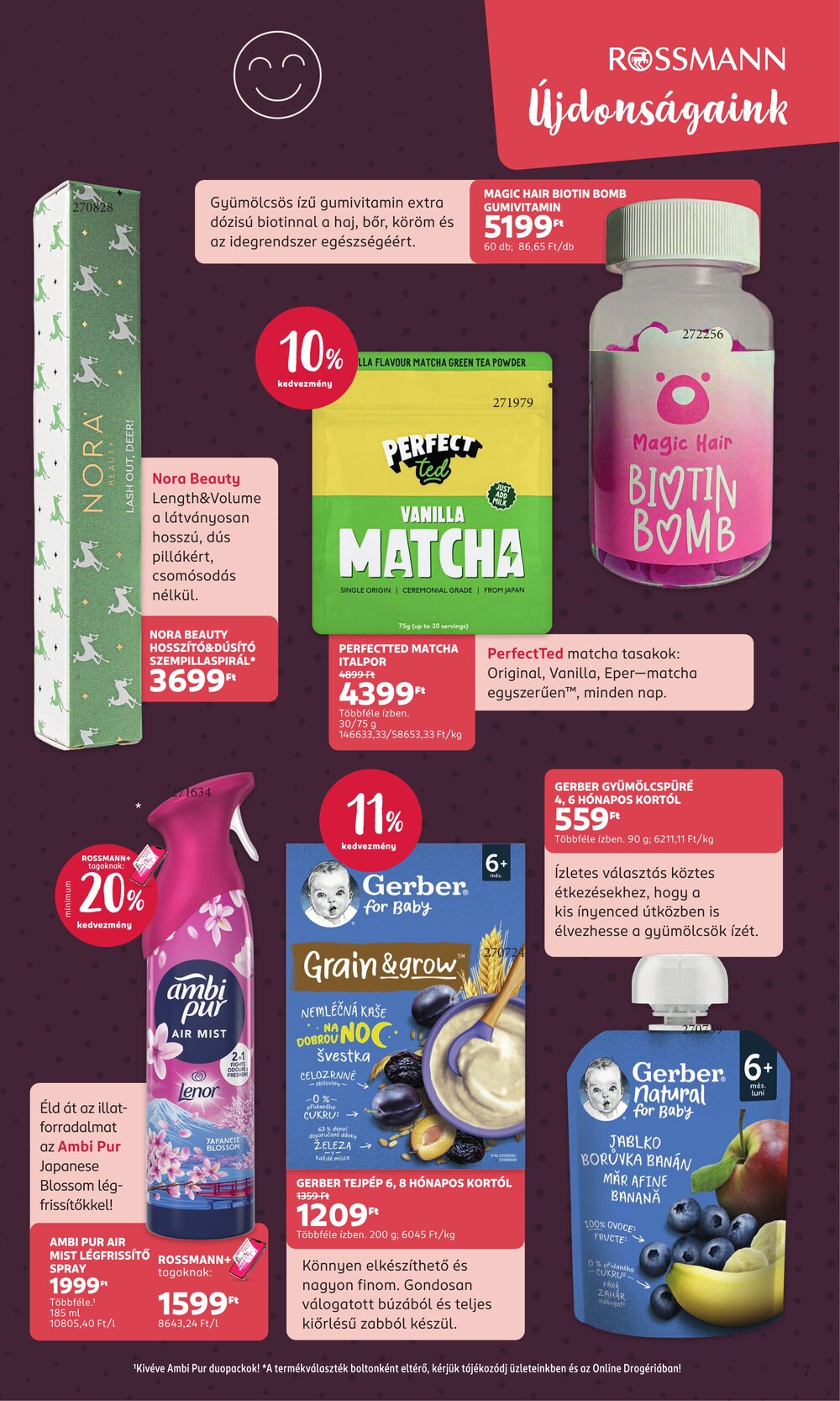 Rossmann akciós újság 2026.06.15-től - 7. oldal.