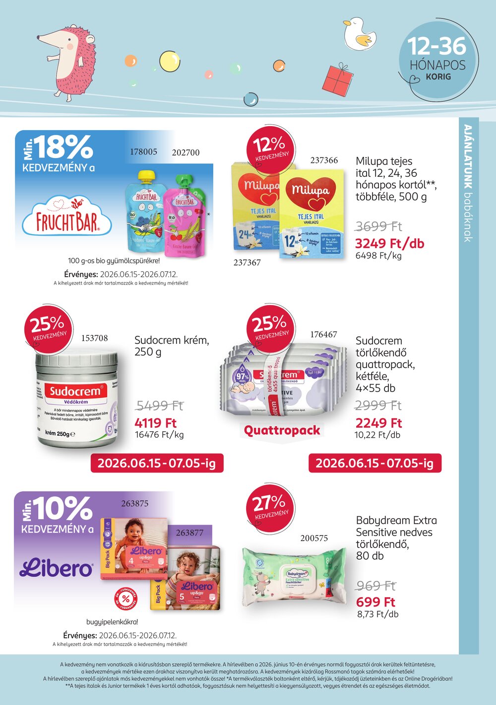 Rossmann akciós újság 2026.06.15-től - 10. oldal.