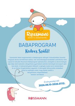 Rossmann akciós újság 2026.06.15-től