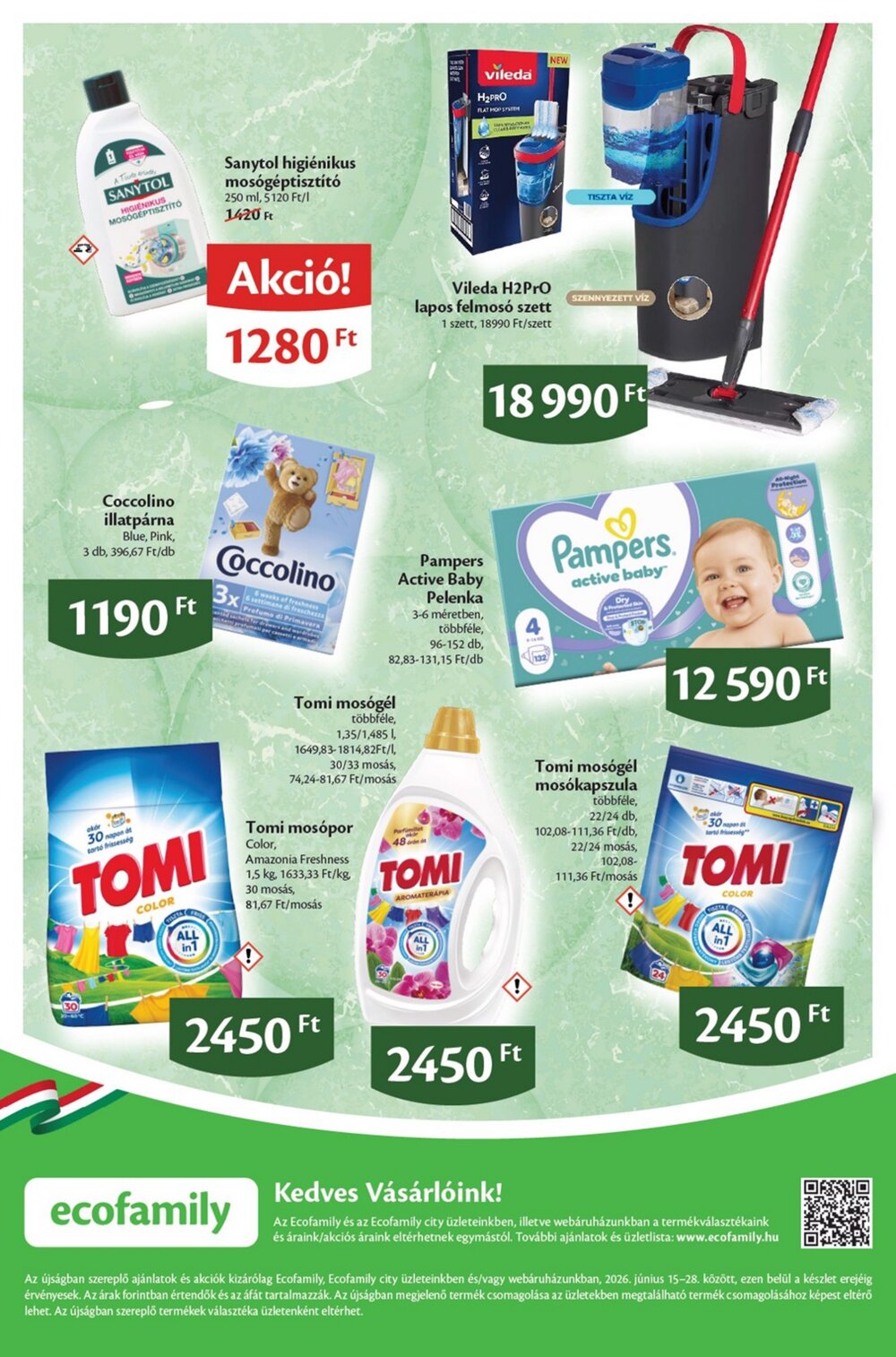 EcoFamily akciós újság 2026.06.15-től - 12. oldal.