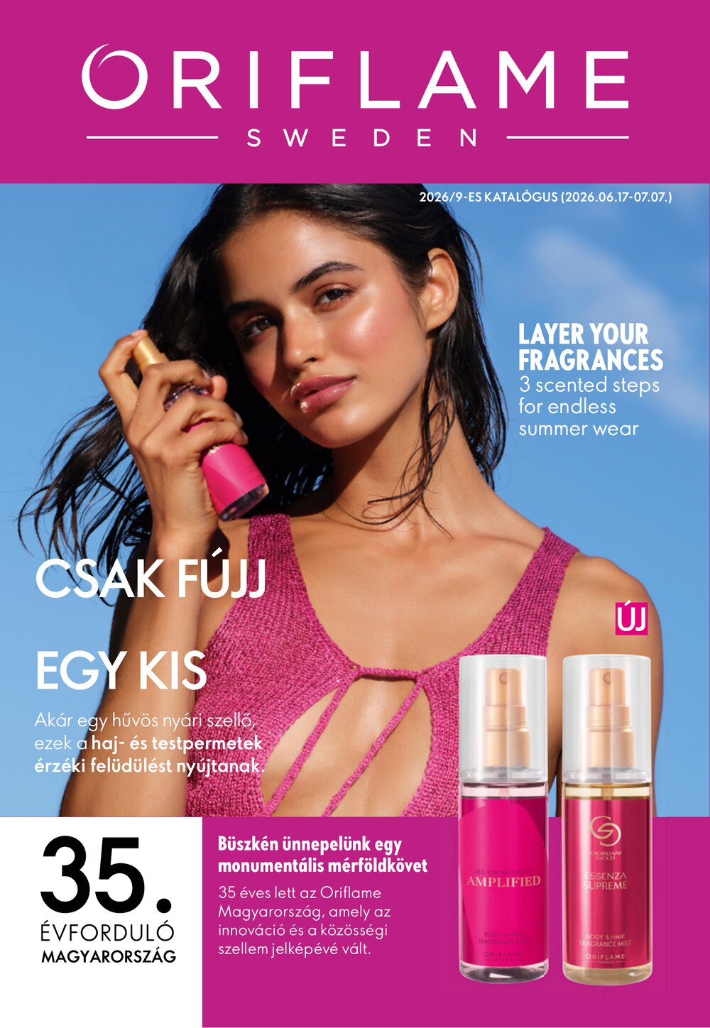 Oriflame akciós újság 2026.06.17-től - 1. oldal.