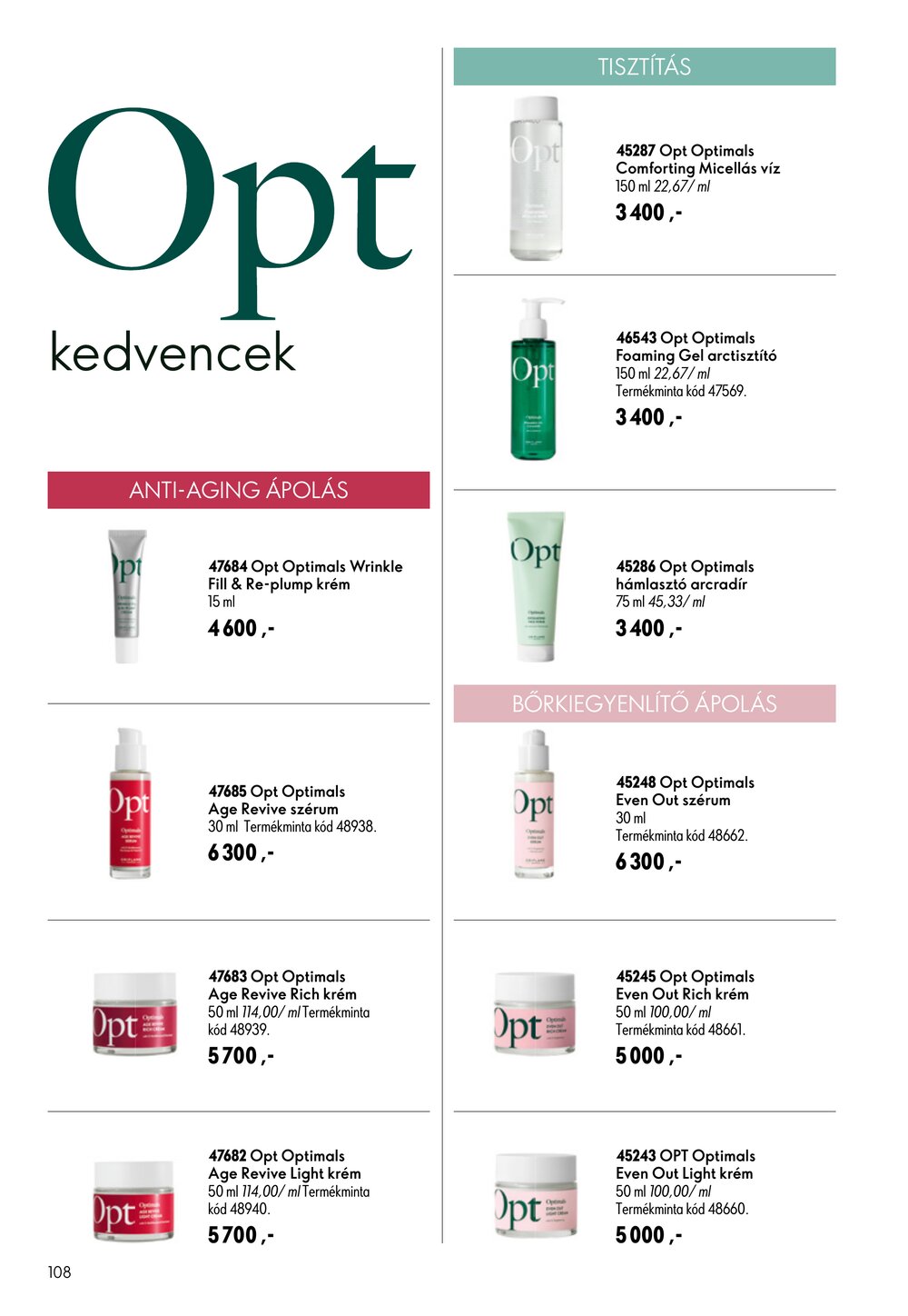 Oriflame akciós újság 2026.06.17-től - 108. oldal.