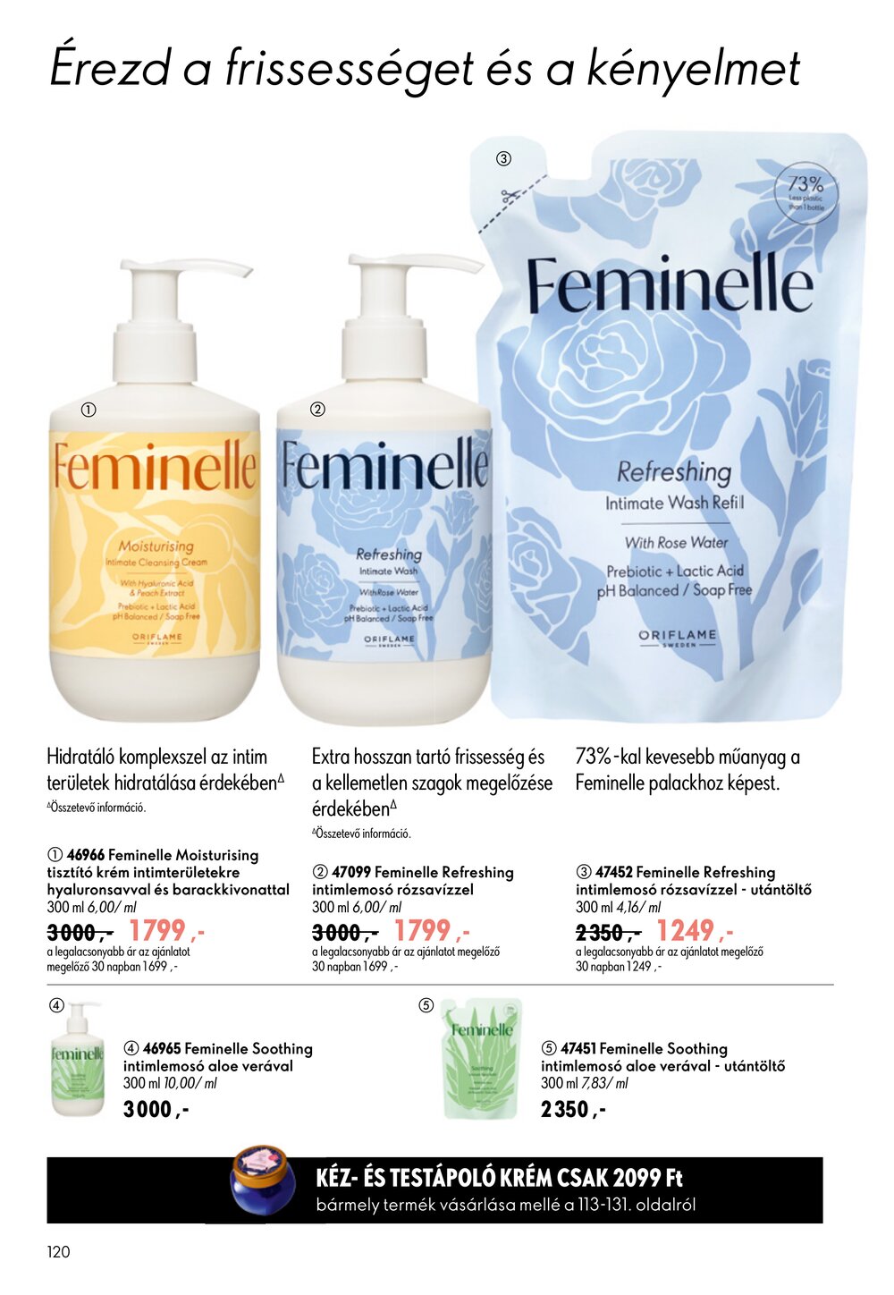 Oriflame akciós újság 2026.06.17-től - 120. oldal.