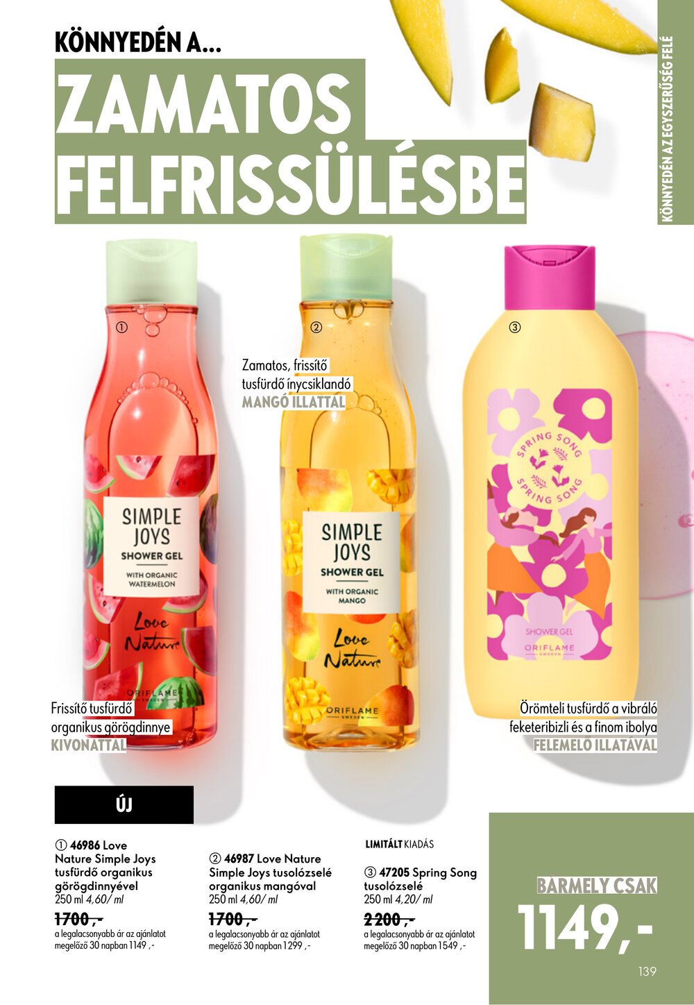 Oriflame akciós újság 2026.06.17-től - 139. oldal.