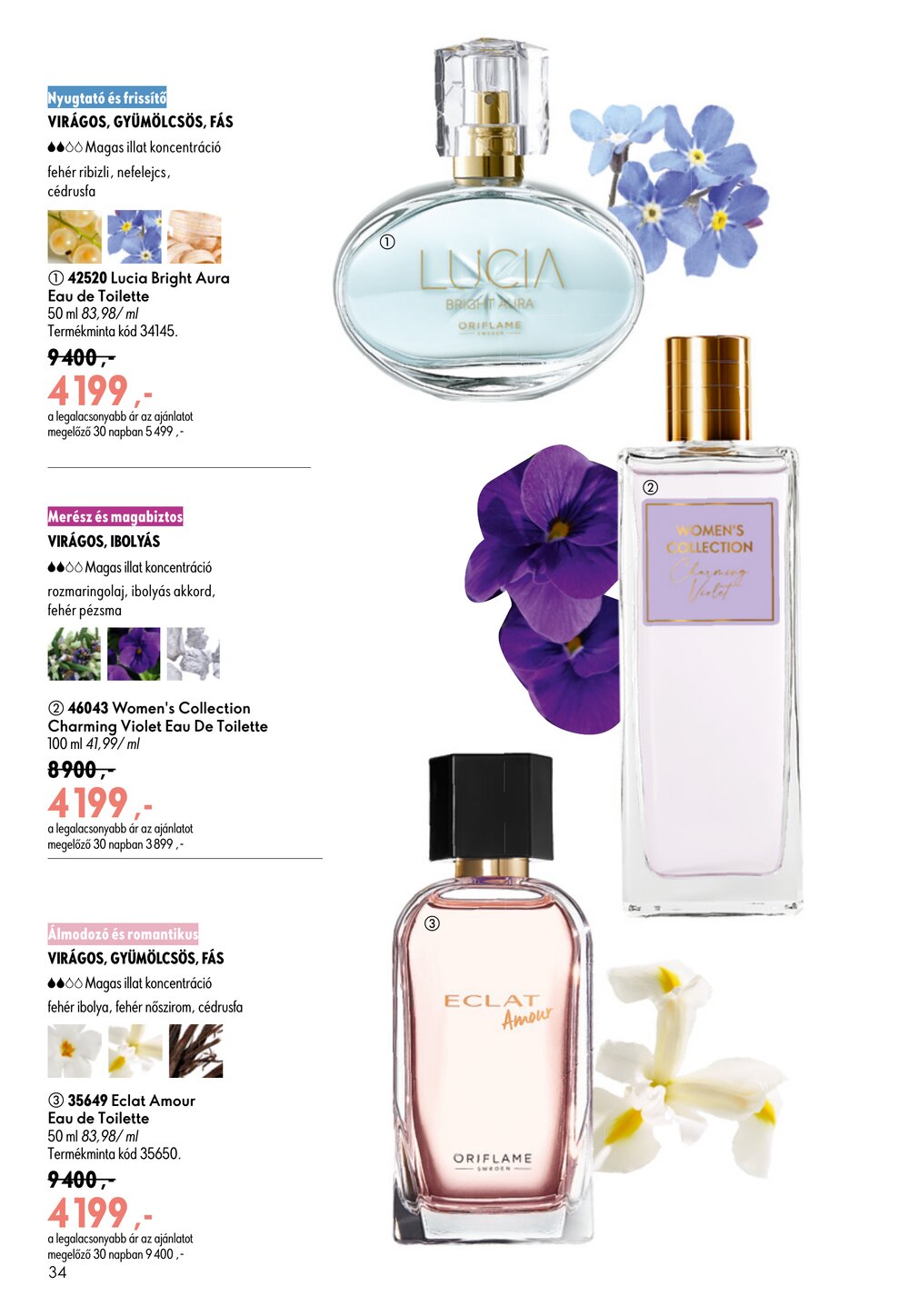 Oriflame akciós újság 2026.06.17-től - 34. oldal.