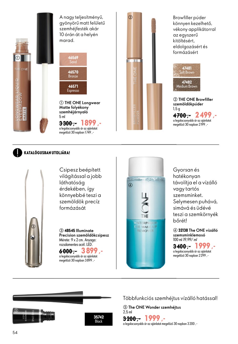 Oriflame akciós újság 2026.06.17-től - 54. oldal.