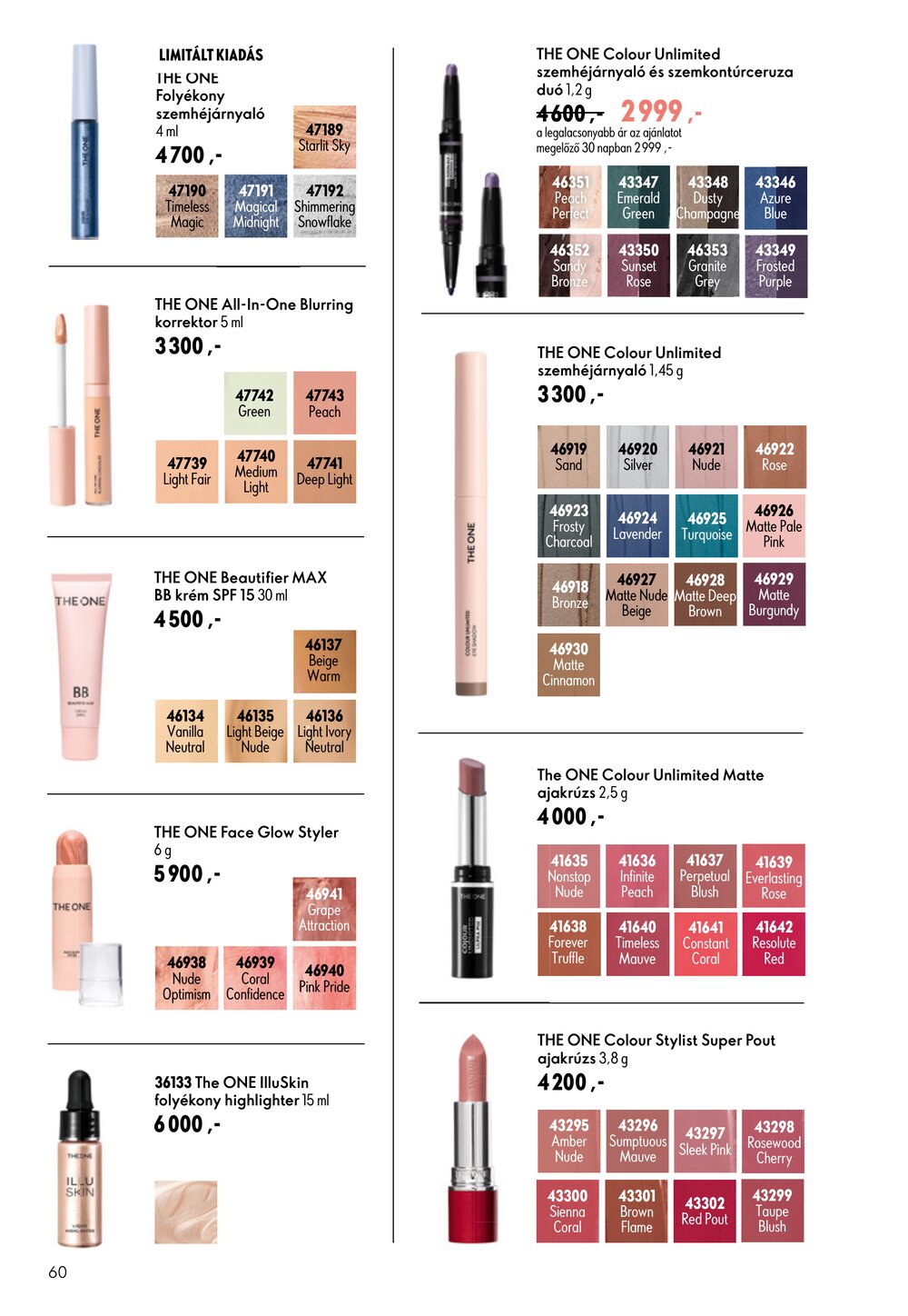 Oriflame akciós újság 2026.06.17-től - 60. oldal.