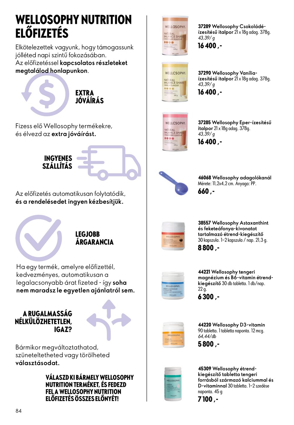 Oriflame akciós újság 2026.06.17-től - 84. oldal.