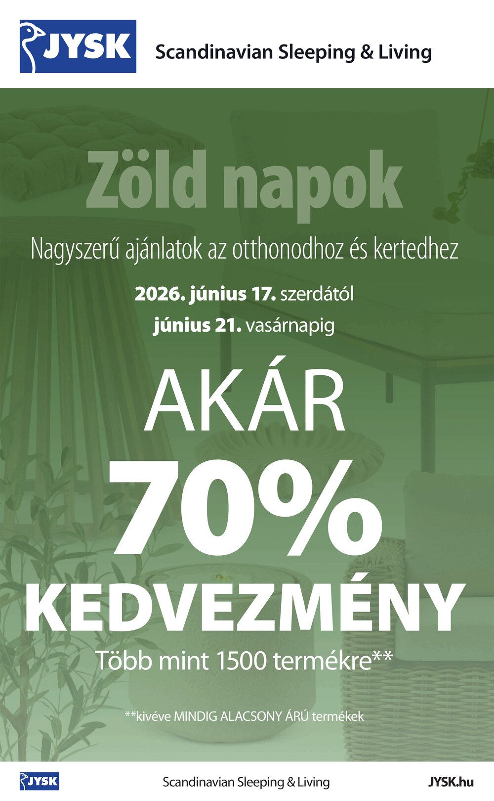 JYSK akciós újság 2026.06.17-től - 2. oldal.