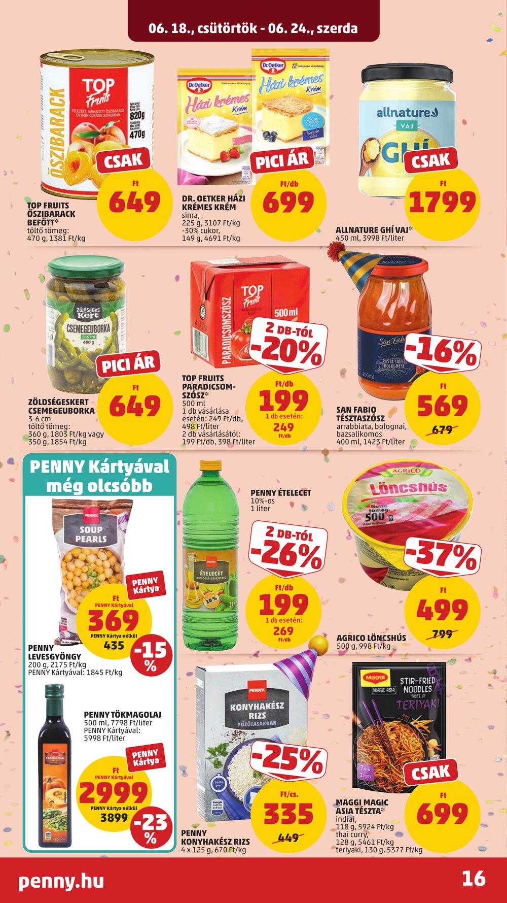 Penny Market akciós újság 2026.06.18-tól - 18. oldal.