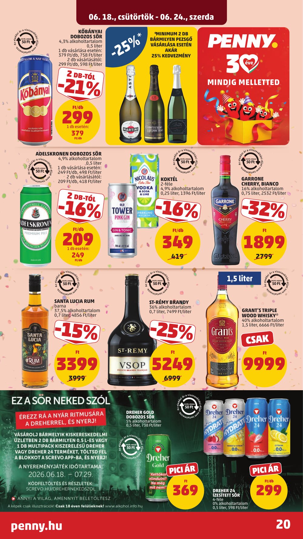 Penny Market akciós újság 2026.06.18-tól - 22. oldal.