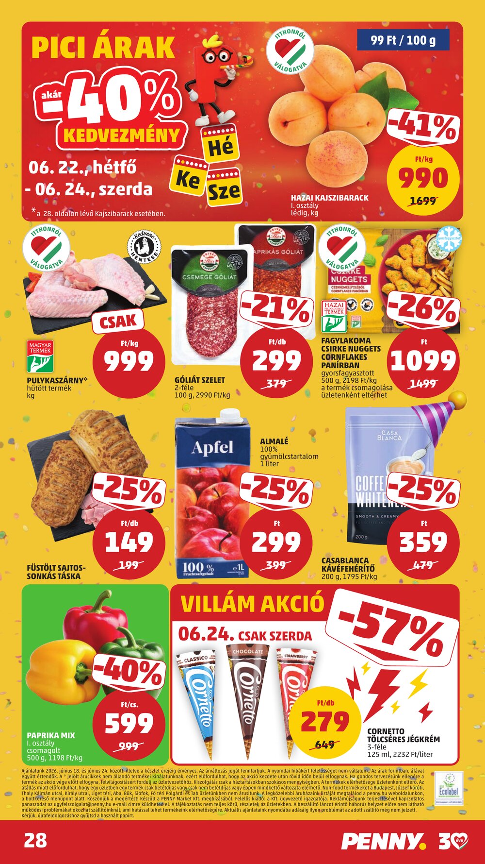 Penny Market akciós újság 2026.06.18-tól - 30. oldal.