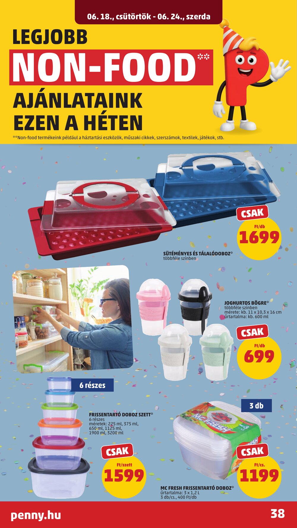 Penny Market akciós újság 2026.06.18-tól - 40. oldal.