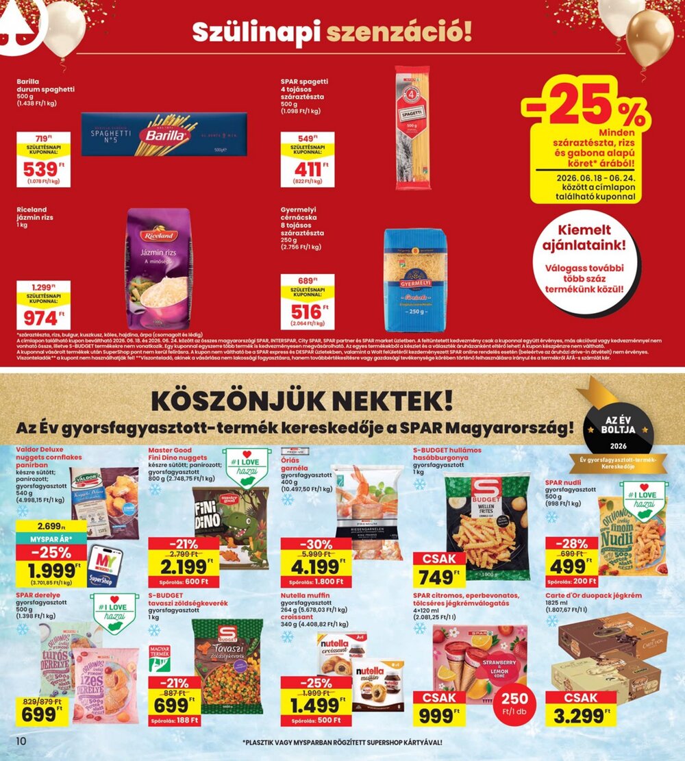 Interspar akciós újság 2026.06.18-tól - 10. oldal.