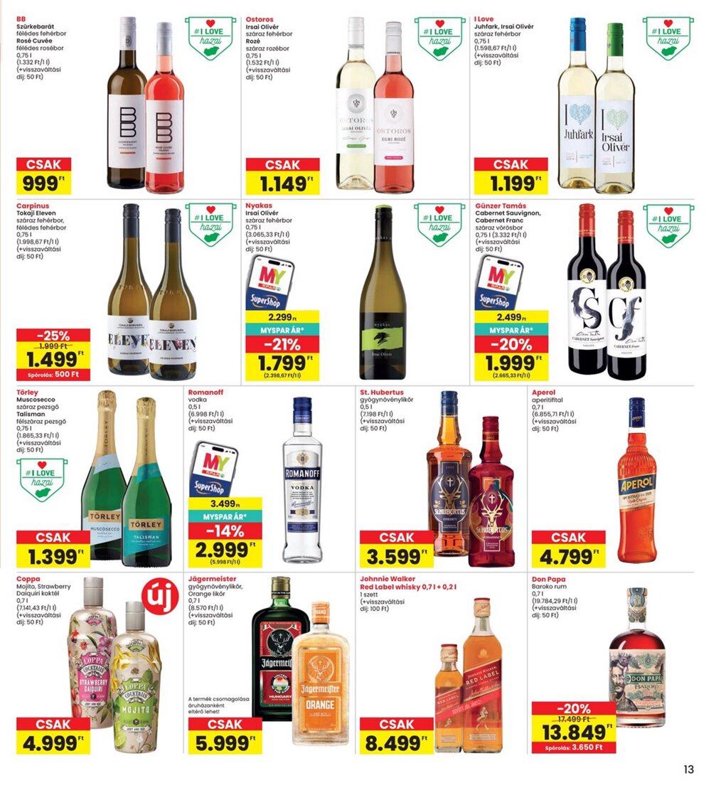 Interspar akciós újság 2026.06.18-tól - 13. oldal.