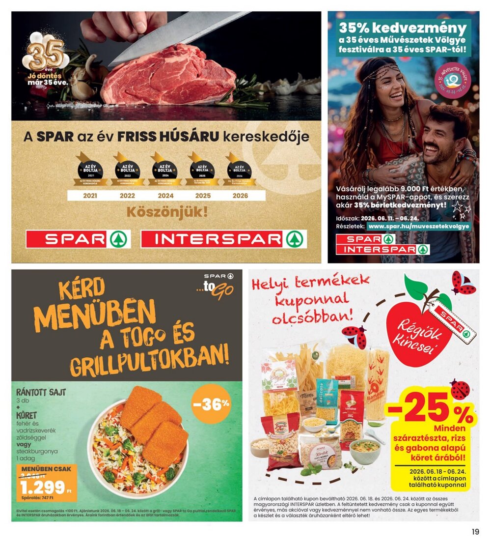 Interspar akciós újság 2026.06.18-tól - 19. oldal.