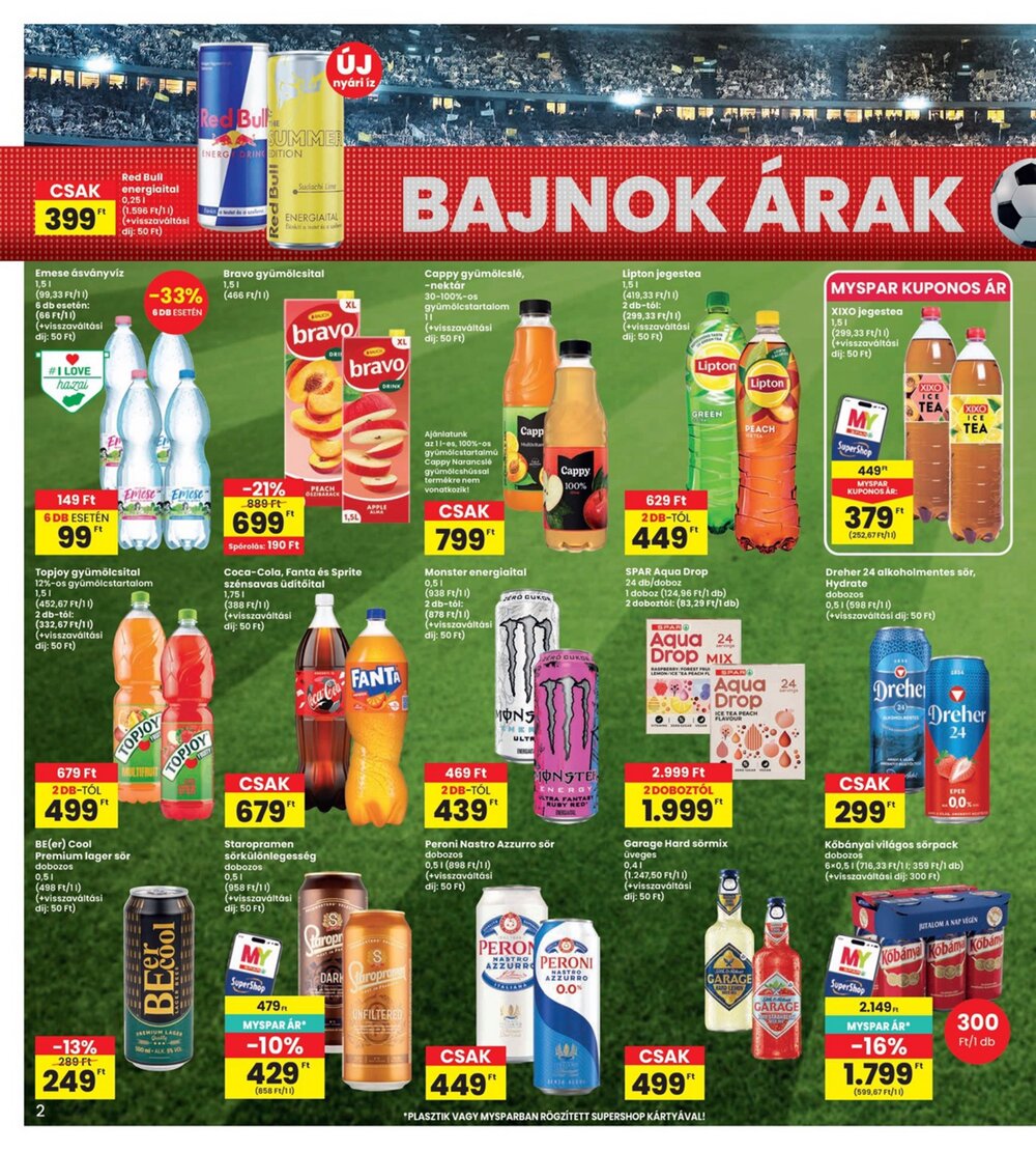 Interspar akciós újság 2026.06.18-tól - 2. oldal.