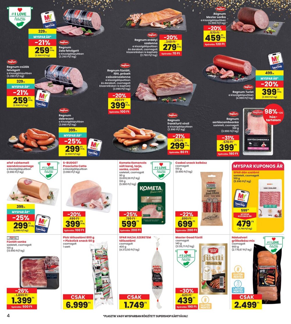 Interspar akciós újság 2026.06.18-tól - 4. oldal.