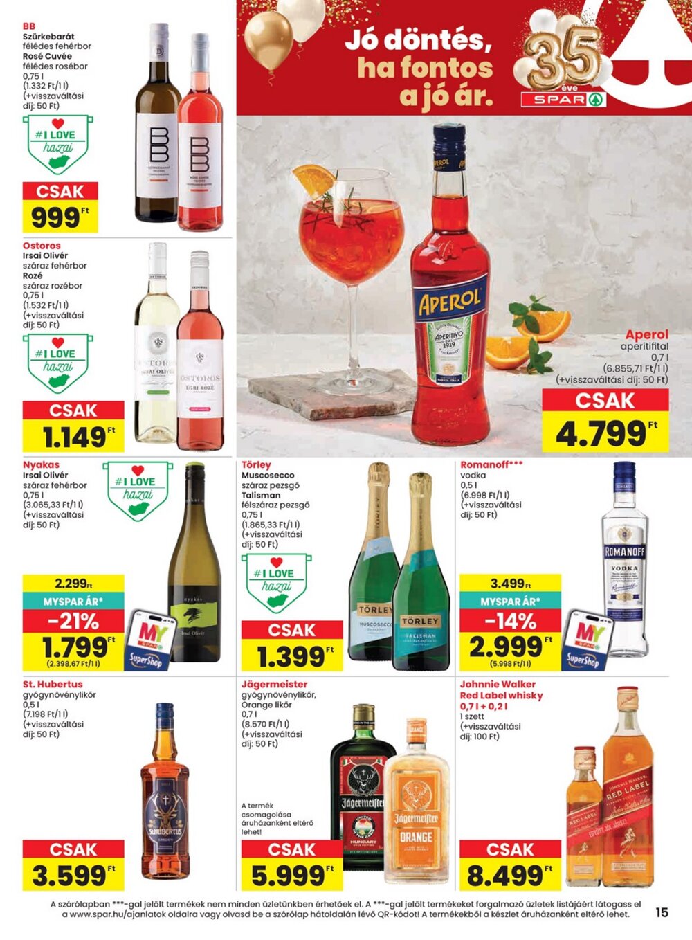 Spar akciós újság 2026.06.18-tól - 15. oldal.