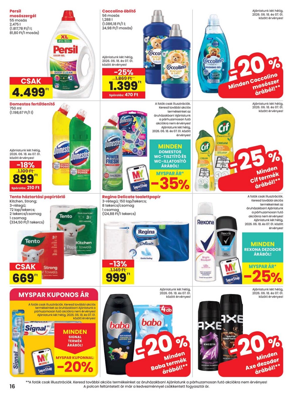 Spar akciós újság 2026.06.18-tól - 16. oldal.