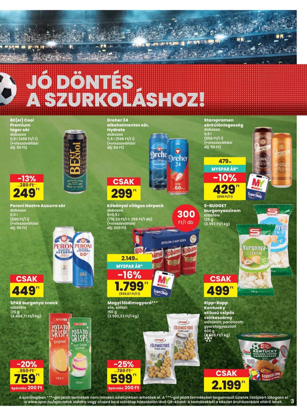 Spar akciós újság 2026.06.18-tól - 3. oldal.