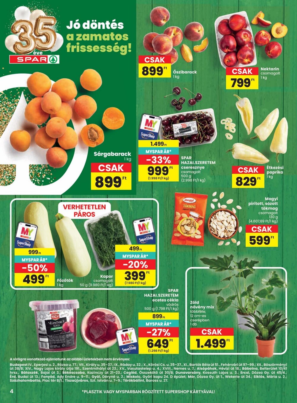 Spar akciós újság 2026.06.18-tól - 4. oldal.