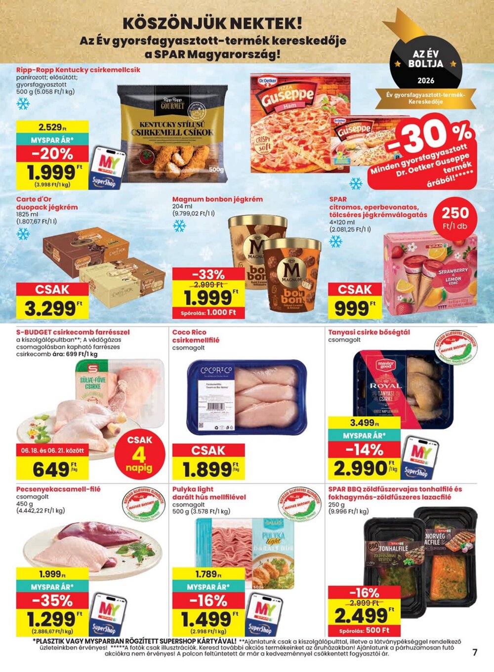 Spar akciós újság 2026.06.18-tól - 7. oldal.