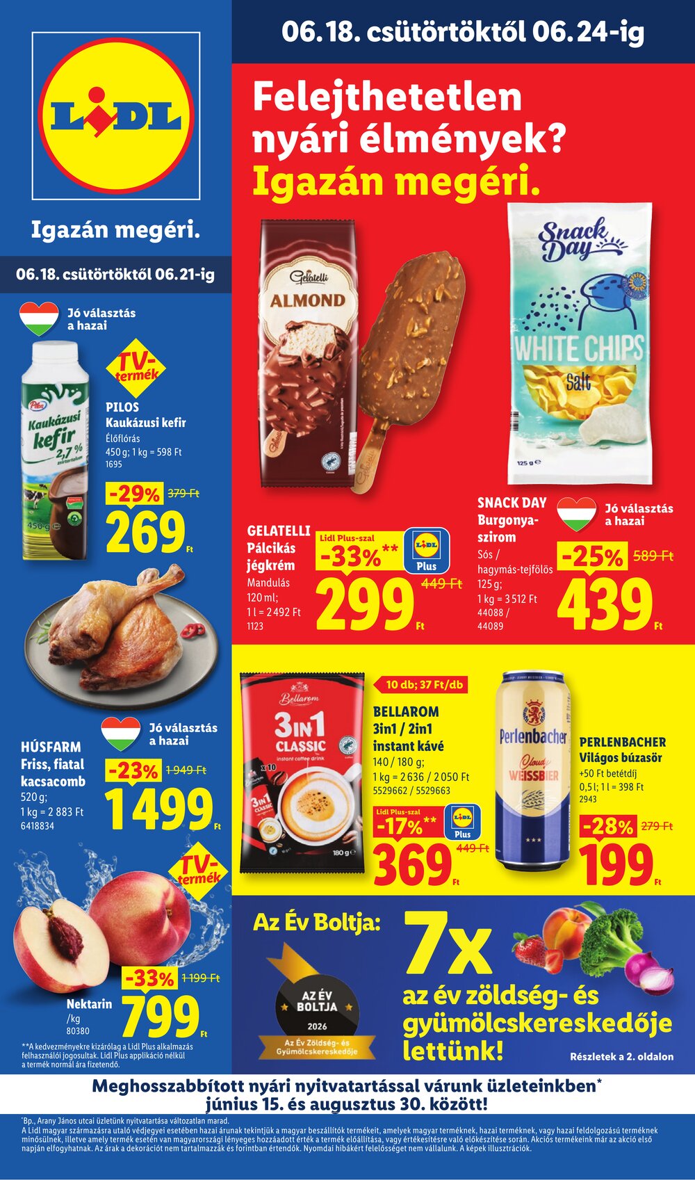 Lidl akciós újság 2026.06.18-tól - 1. oldal.