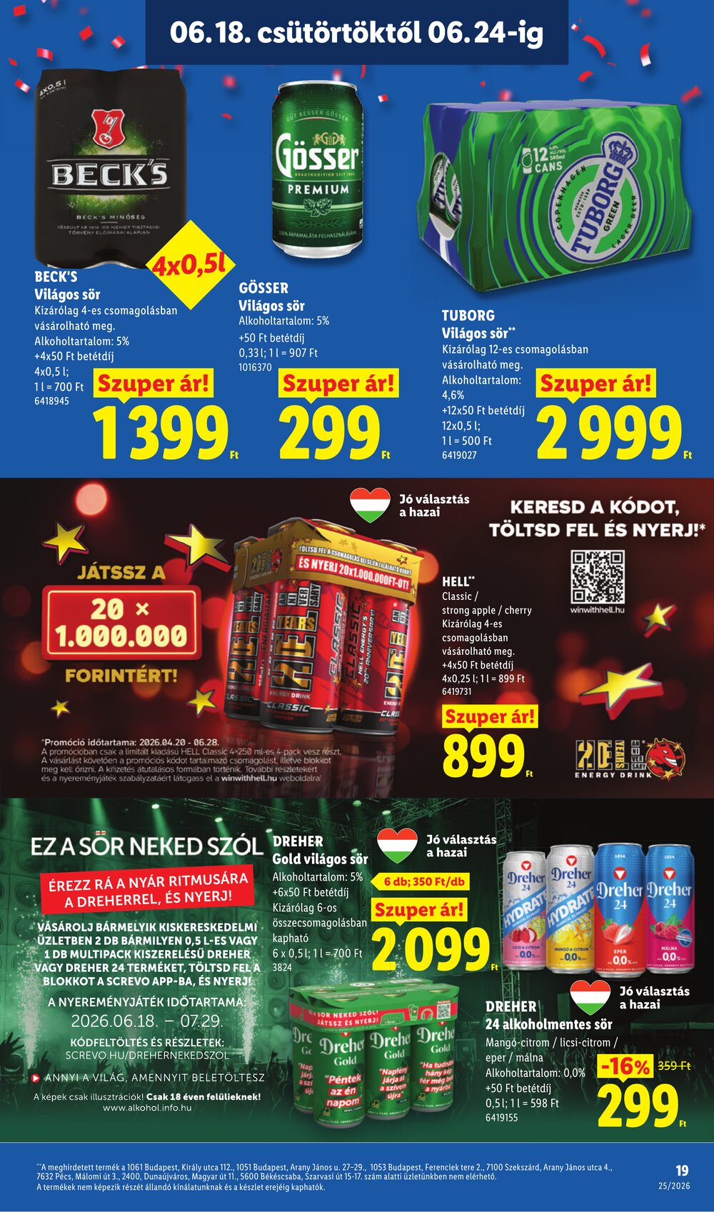 Lidl akciós újság 2026.06.18-tól - 19. oldal.