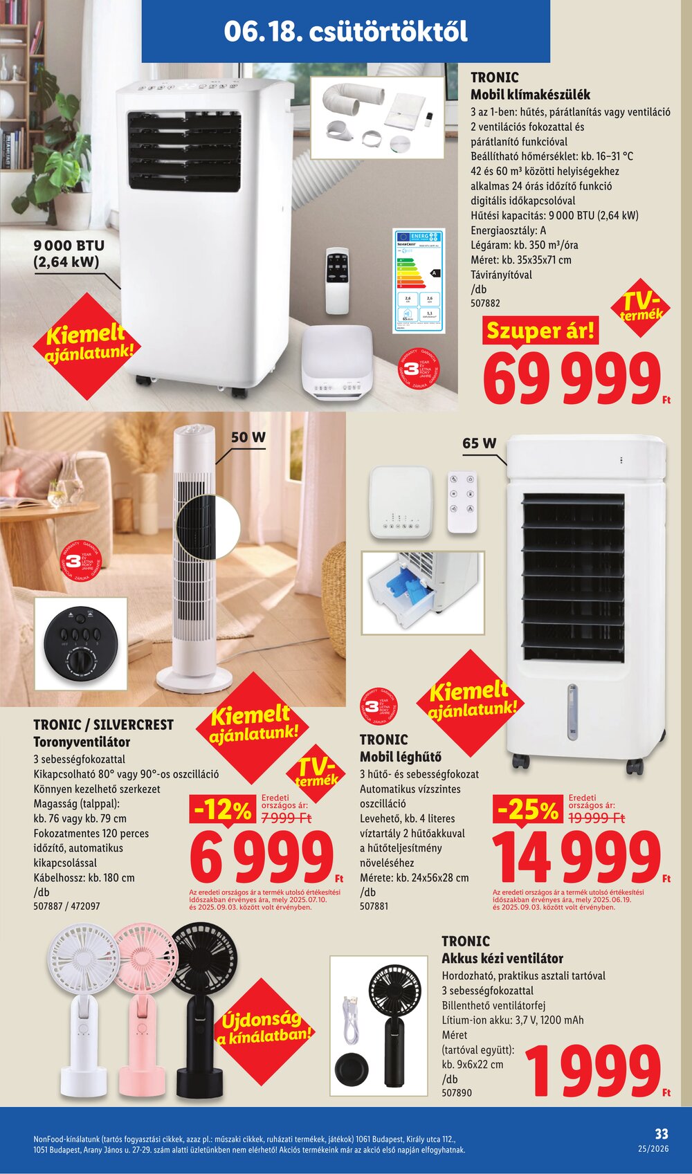 Lidl akciós újság 2026.06.18-tól - 33. oldal.