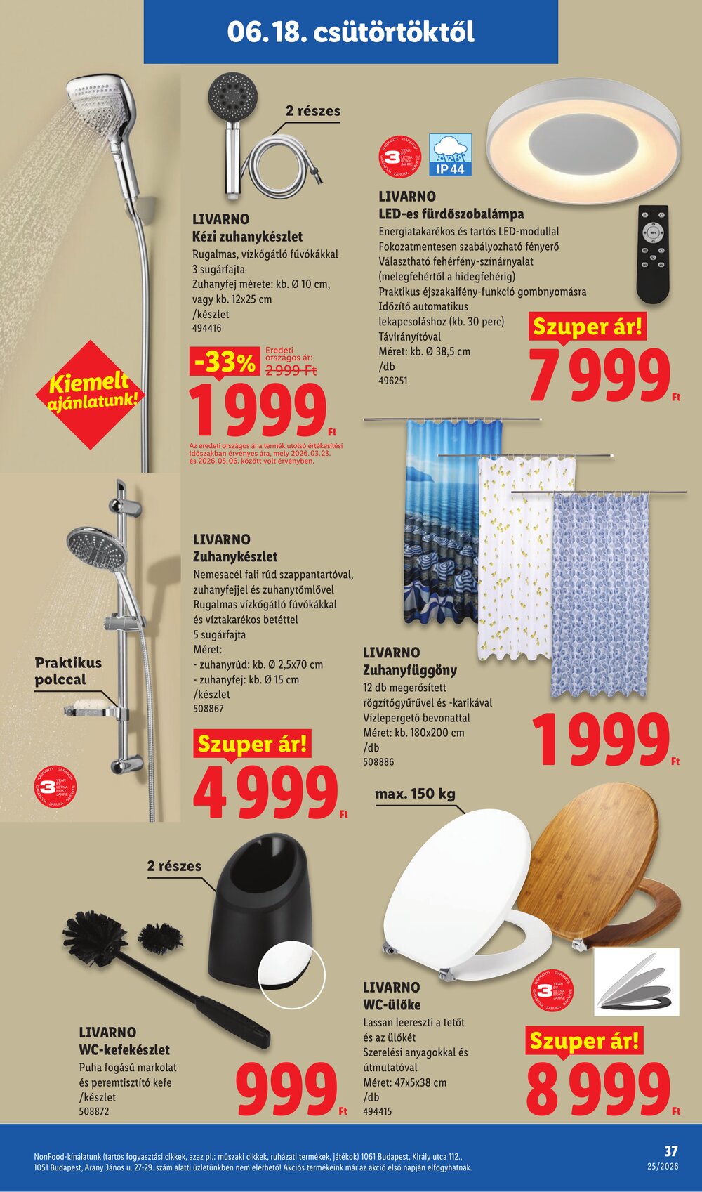 Lidl akciós újság 2026.06.18-tól - 37. oldal.