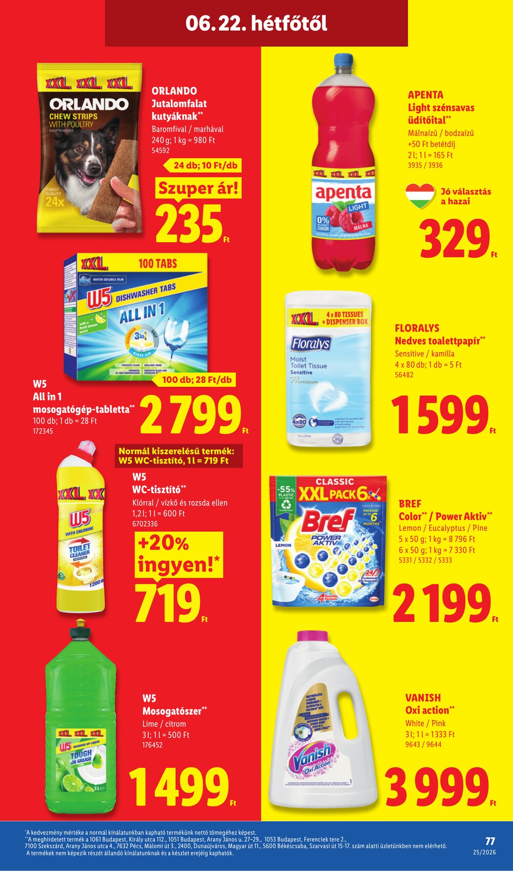 Lidl akciós újság 2026.06.18-tól - 77. oldal.